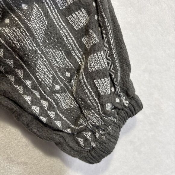 Splendid Women's Olive Green Freesia Long Sleeve Linen Button-Up Shirt Top Small - Picture 12 of 14